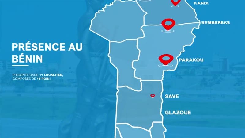 Carte de présence au Bénin — aperçu du spot institutionnel BIIC